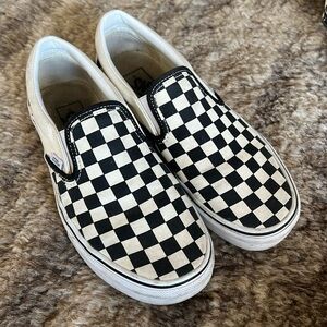 Checkered Vans size 9